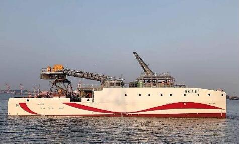 艦船低壓直流綜合電力技術民船應用——“雄程天威1” 風電運維船交付