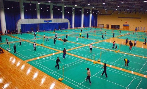 青島高校校友聯盟羽毛球團體賽開打 200多名選手展開對決
