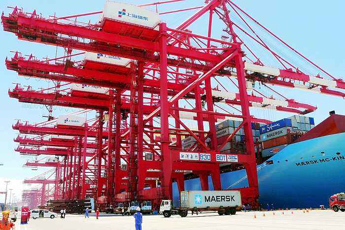 三季度首月上海港集裝箱吞吐量創新高