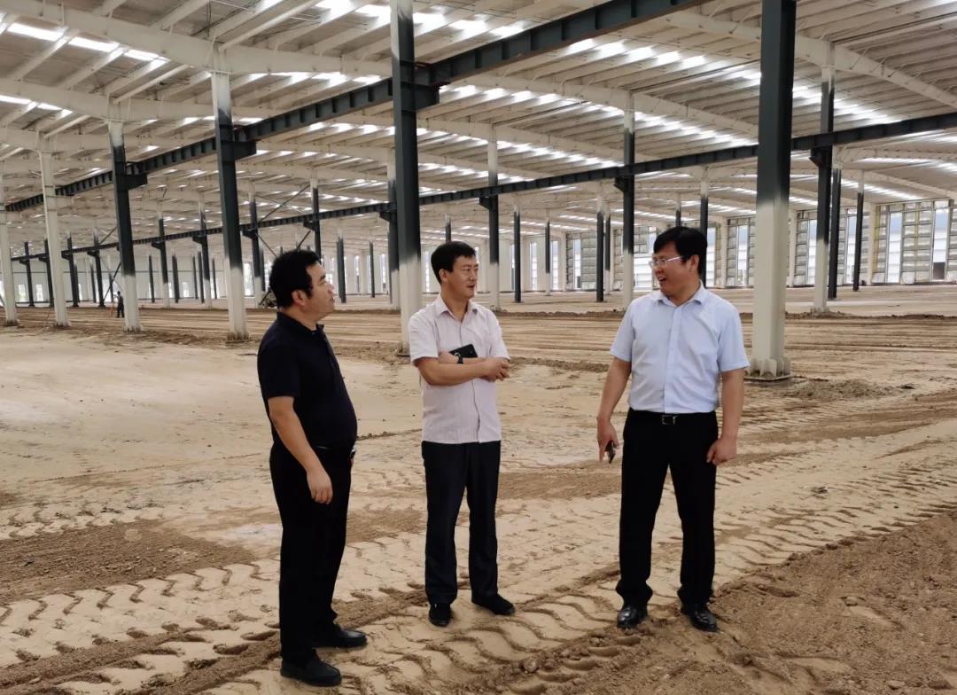 高善玉到夏津縣經濟開發區重點項目現場辦公