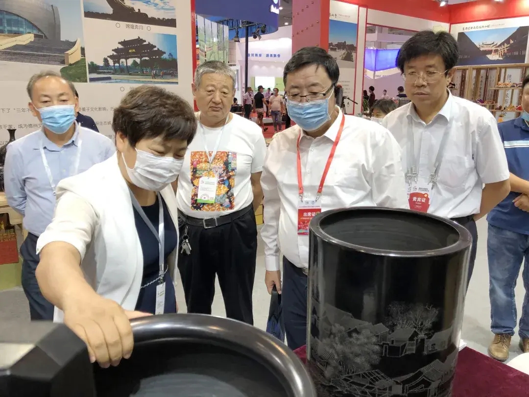 首屆中國國際文化旅游博覽會舉行，楊洪濤參觀德州展區