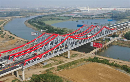 引江濟淮中派河大橋建成通車