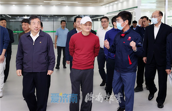 馬云來濟南了！考察現代農業 深化阿里巴巴與濟南合作   孫立成陪同