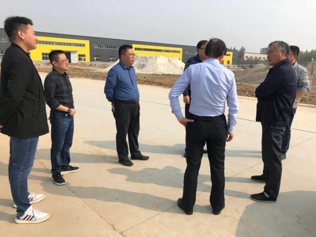 河北涿州泰利振特集團董事長蔡嚴言一行來武城縣考察洽談合作事宜