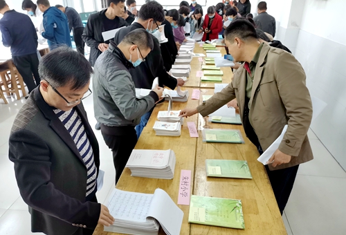 郯城縣歸昌鄉小學舉行優秀業務展評活動