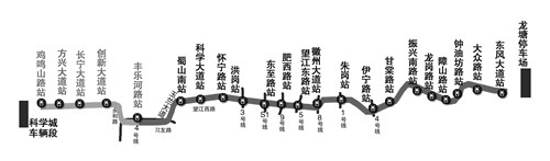 合肥地鐵6號線一期工程獲批 最高運行速度將達100公里/小時