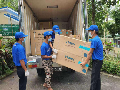 解決醫護人員消殺難題，海爾緬甸為當地醫院捐贈健康家電