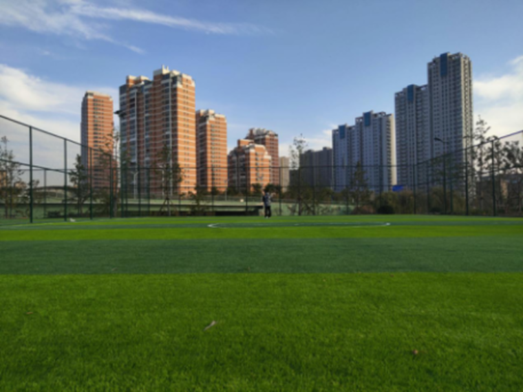 菏澤城區再添一新公園 主體部分已經完工