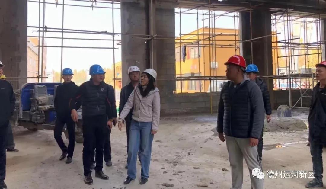 德州運河新區工程驗收優質便捷 助推項目投產達效再提速
