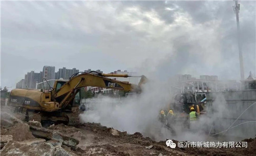 DN500供熱支線泄漏：北城這8個小區供暖受影響
