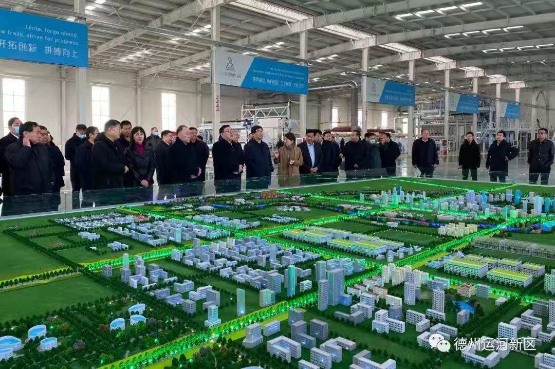 迎接“期終考”！2020年下半年德州市高質量發展現場觀摩團到德州運河新區觀摩