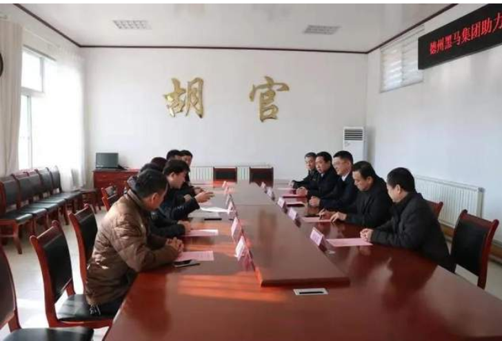 山東黑馬集團與齊河縣住建局政企聯合助力齊河縣胡官屯鎮鄉村建設