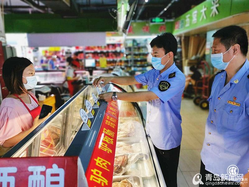 青島曬食安“成績單”：食品合格率99% 藥品合格率100%
