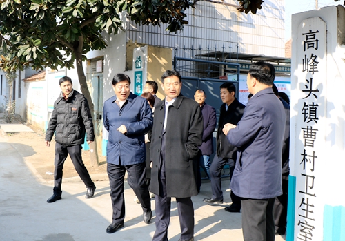 臨沂市衛健委到高峰頭鎮第一書記任職村開展調研