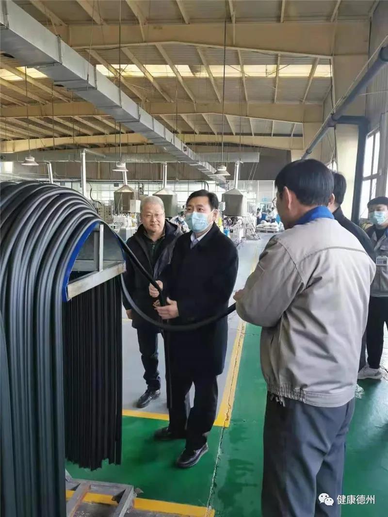 德州市衛生健康委黨組書記、主任常樹風赴武城縣民營企業調研指導
