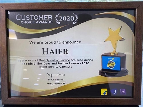 唯一在疫情下提供服務！海爾智家印度再獲“最佳服務獎”