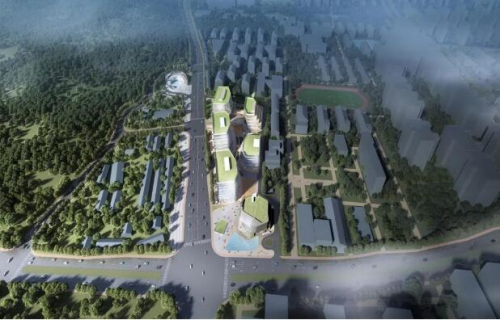 江北新區：中國氣象谷啟動區項目一號樓 建筑主體結構順利封頂