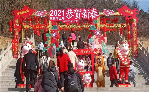 牛氣抱犢崮春節假期攬客3.61萬人！實現開門紅！