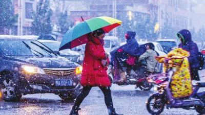 安徽省迎降溫和連陰雨天氣寒潮藍色預警發布