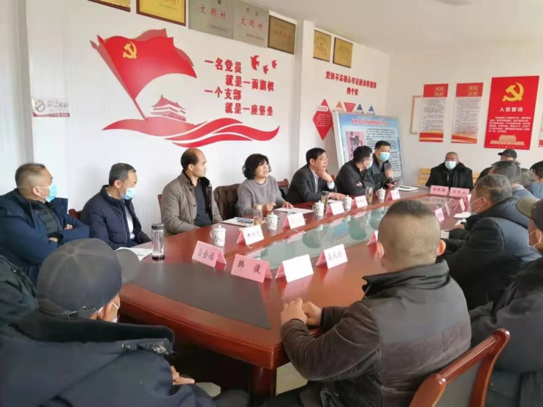 馬俊昀到德州運河新區指導呂莊村黨支部組織生活會并慰問困難黨員