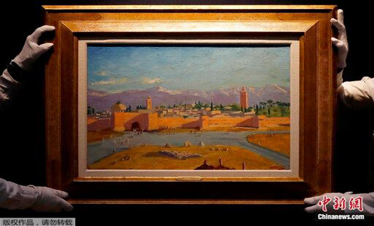 “丘吉爾最重要畫作”在倫敦拍出，700萬英鎊成交