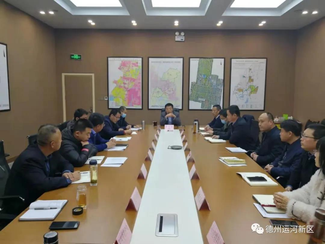 抓開工、趕進度！德州運河新區全力推進城建和民生項目