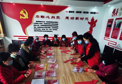 河北高碑店：同慶“三八節” 共剪“魚水情”