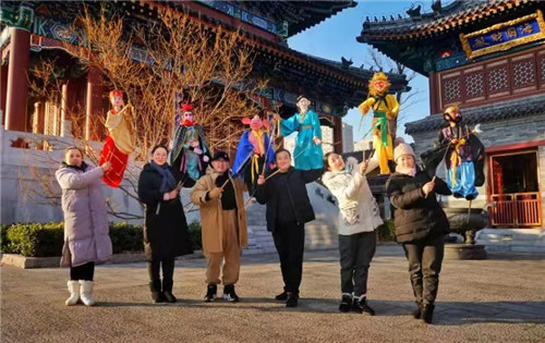 青島即墨古城小長假上演“青島版清明上河圖”