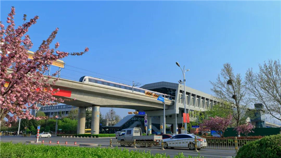 濟南地鐵2號線首迎“大考” 清明小長假濟南地鐵線網運送總量達90余萬人次