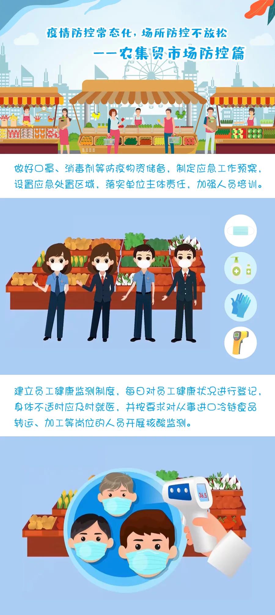疫情防控常態化，場所防控不放松——農集貿市場防控篇