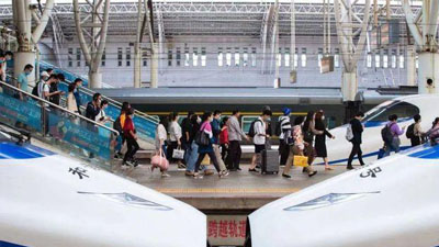 長三角鐵路春游 客流超5500萬人次