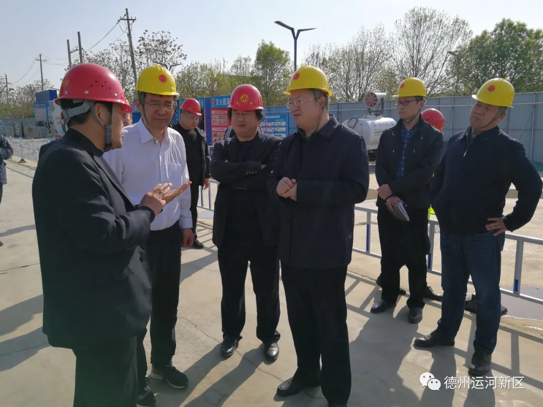 彭小毛到德州運河新區督導調研生態環保和文明城市創建工作