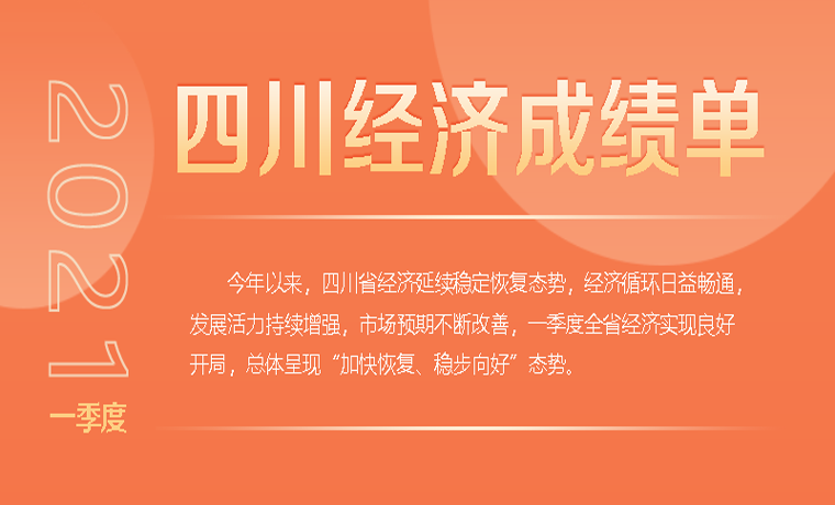 圖解：2021年一季度四川經濟成績單