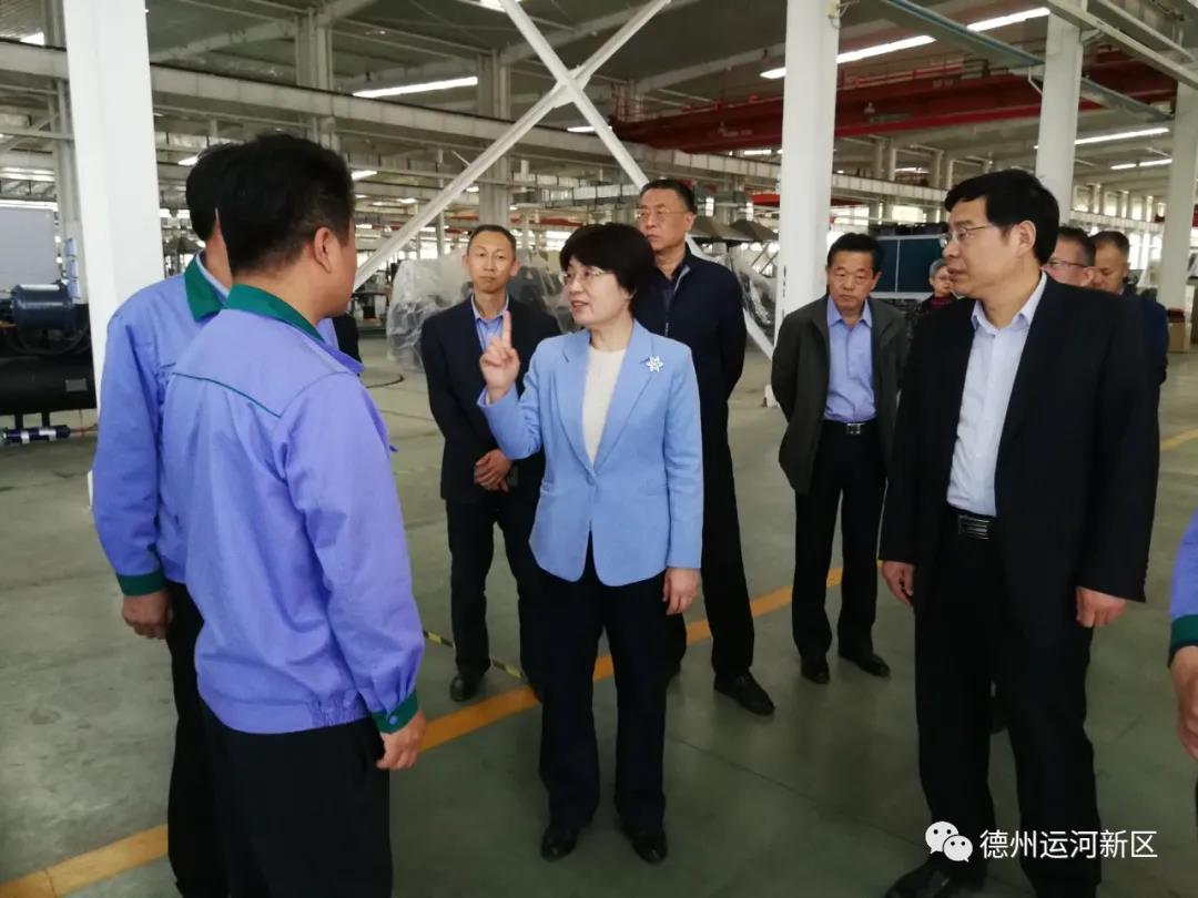 德州市人大常委會執法檢查組到德州運河新區
