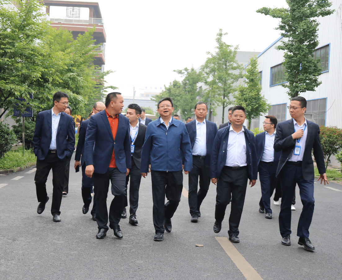 貴州銀行總行行長許安一行蒞臨固達電纜集團調研