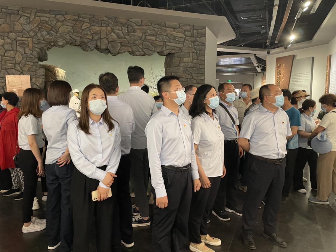 重溫抗戰歷史 追尋紅色足跡--農發行武城、平原、禹城、臨邑支行聯合開展主題黨日活動