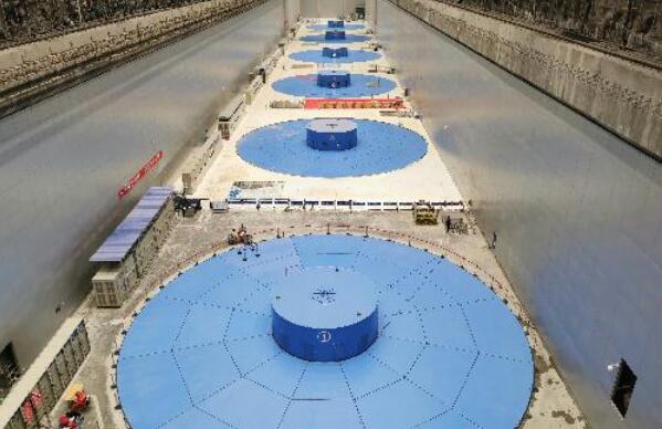烏東德水電站最后一臺機組一次性啟動成功