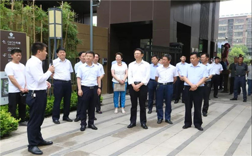 棗莊市人大城環委視察緹香郡璟園 ，調研全市物業管理工作