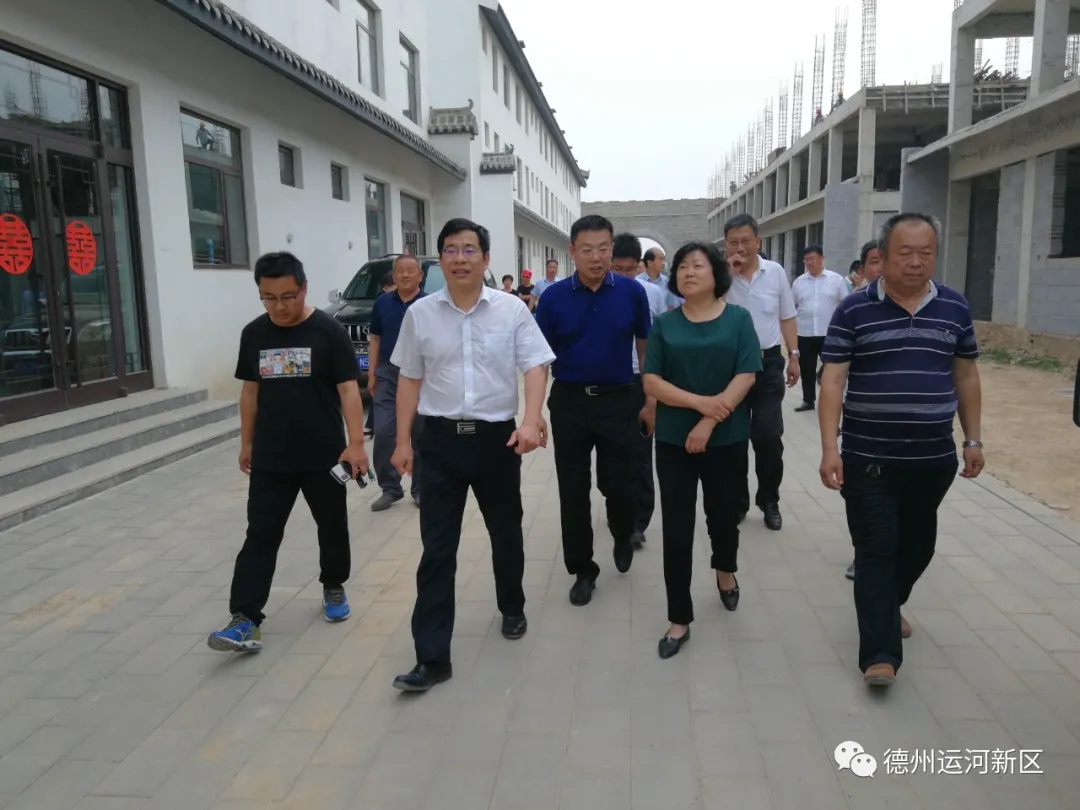 德州市副市長馬俊昀到德州運河新區督導國家衛生城市復審工作