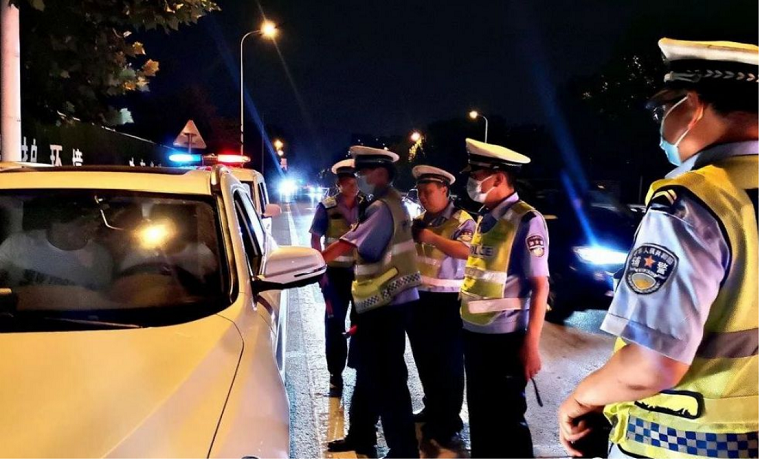 即日起至8月底，濟寧市夜查整治酒駕醉駕