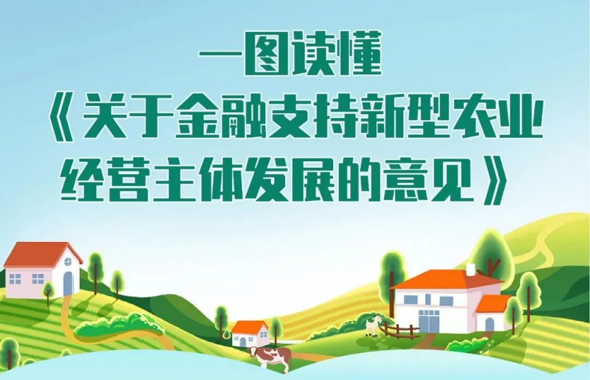 一圖讀懂《關于金融支持新型農業經營主體發展的意見》