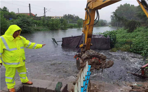 積極應對強降雨  堅守防汛第一線
