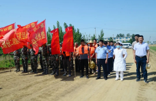 蘭陵縣磨山鎮：開展防汛應急演練