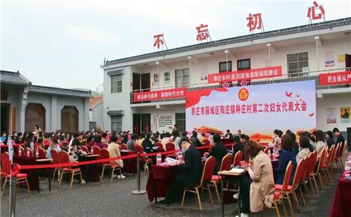 選好領頭雁 撐起半邊天 薛城區圓滿完成村（社區）婦聯換屆工作