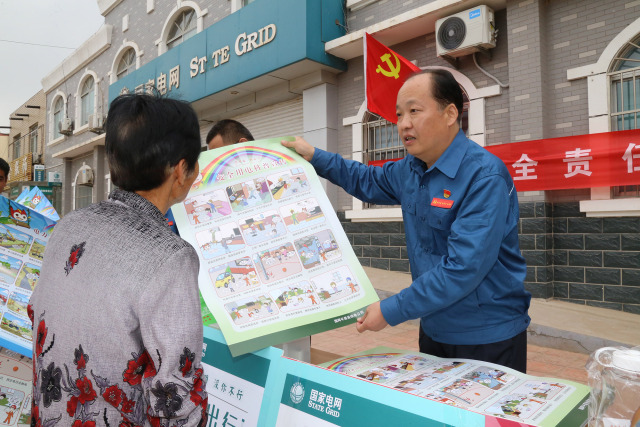 國網平原供電公司：組織開展“6·16安全宣傳咨詢日”活動