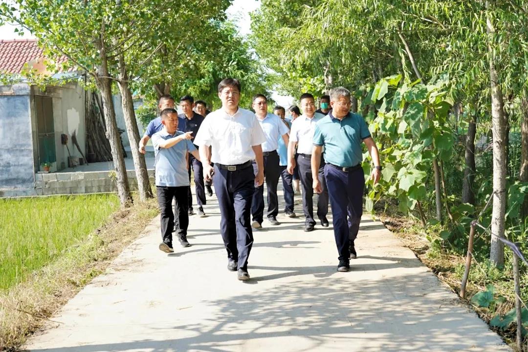 張令華就濟寧南四湖流域生態環境保護暨河長制工作現場辦公