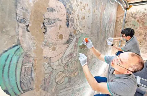 山西永樂宮啟動壁畫修復工程