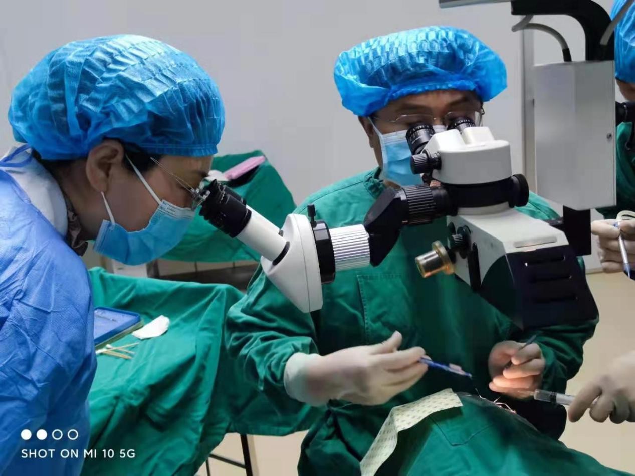 德州市第七人民醫院眼科完成首例復雜外傷性白內障超乳摘除+張力環植入術