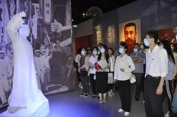 德州市衛生健康委組織黨員赴齊河縣黨員教育體驗基地開展現場黨性教育