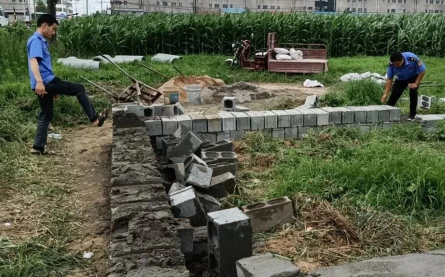 蘭陵縣南橋鎮對違法建設零容忍